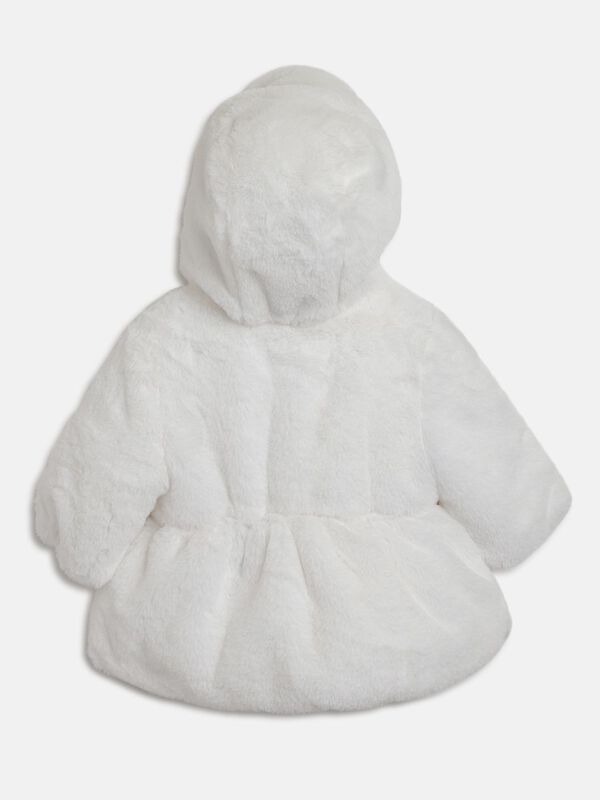 White Padded Jacket -Reversible image number 2